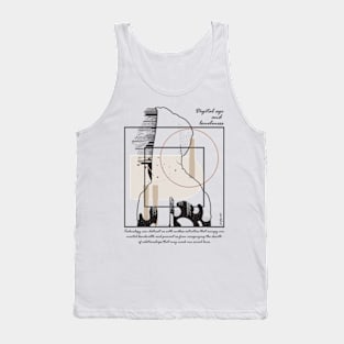 Digital age and loneliness version 10 Tank Top